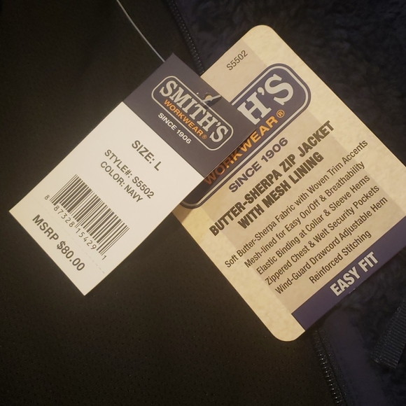 Butter Sherpa Zip Jacket with Mesh Lining - Picture 6 of 8